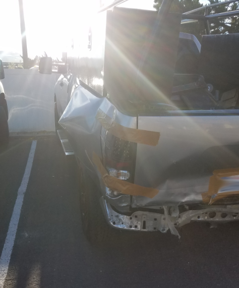 The driver rear-ended the plaintiff's car on a highway in Reno, Nevada.