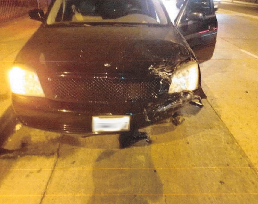 The driver displayed symptoms of DUI when the police responded after the Los Angeles accident.