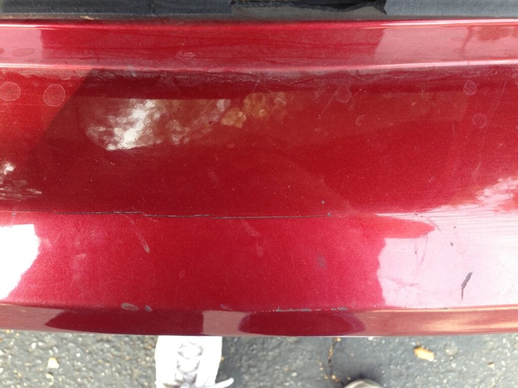 Blows inflicted in the plaintiff's car.