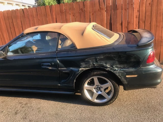 This $750K left turn accident caused physical damage to the victim.