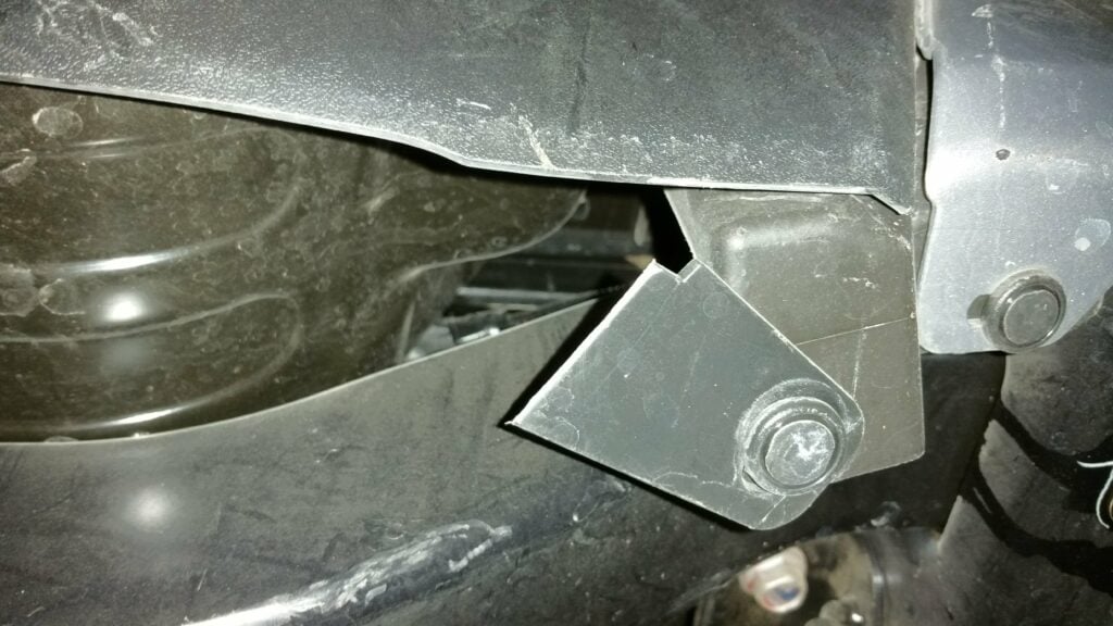 Plaintiff's car was severely rear damaged.