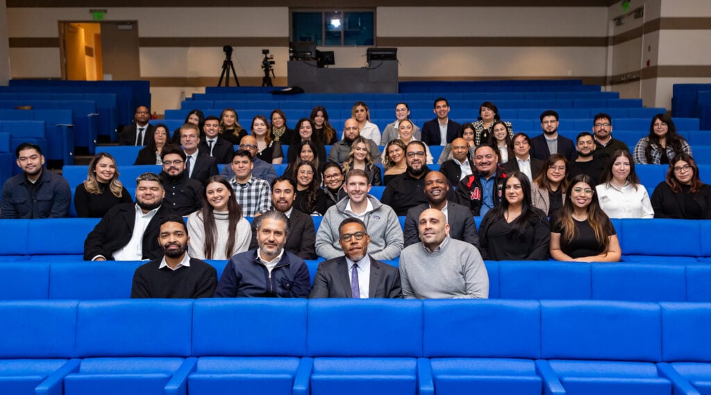 The team at Adamson Ahdoot sitting together. Used to talk about Adamson Ahdoot Careers.