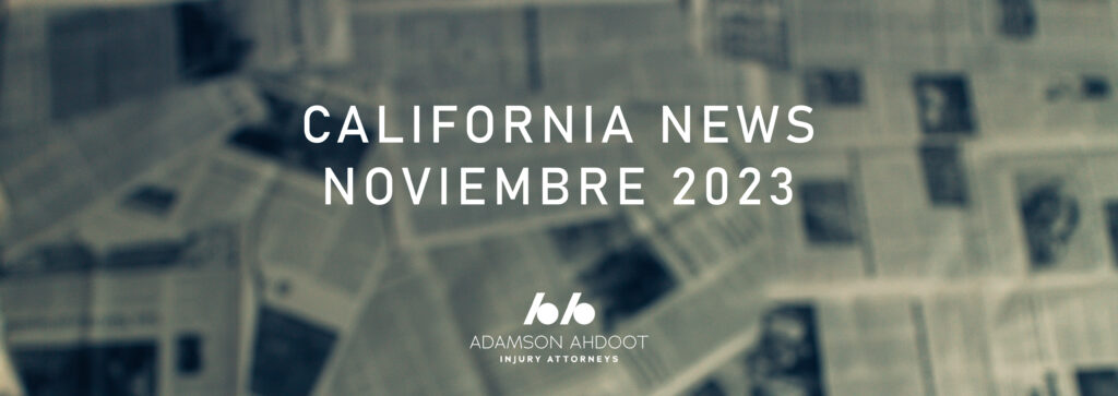 Han ocurrido miles de muertes y lesiones en California durante el mes de noviembre de 2023.
