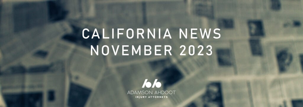 There have been thousands of deaths and personal injury events in California during the month of November 2023.