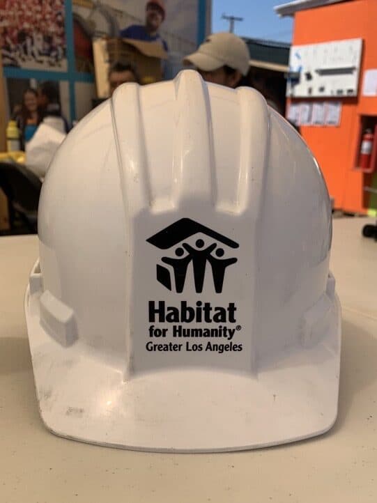 Casco de Habitat LA, fundación de colaboración con los abogados de AA Law.