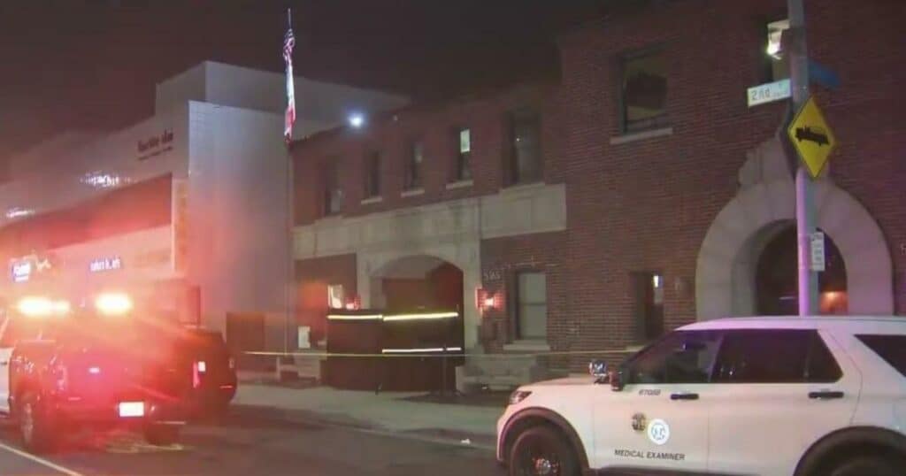 Fire station in California after the September 2024 accident.