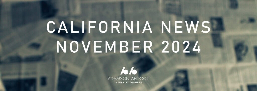 California personal injury news in November 2024.