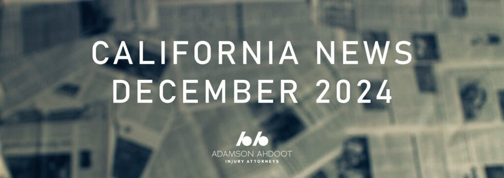 California personal injury news in December 2024.