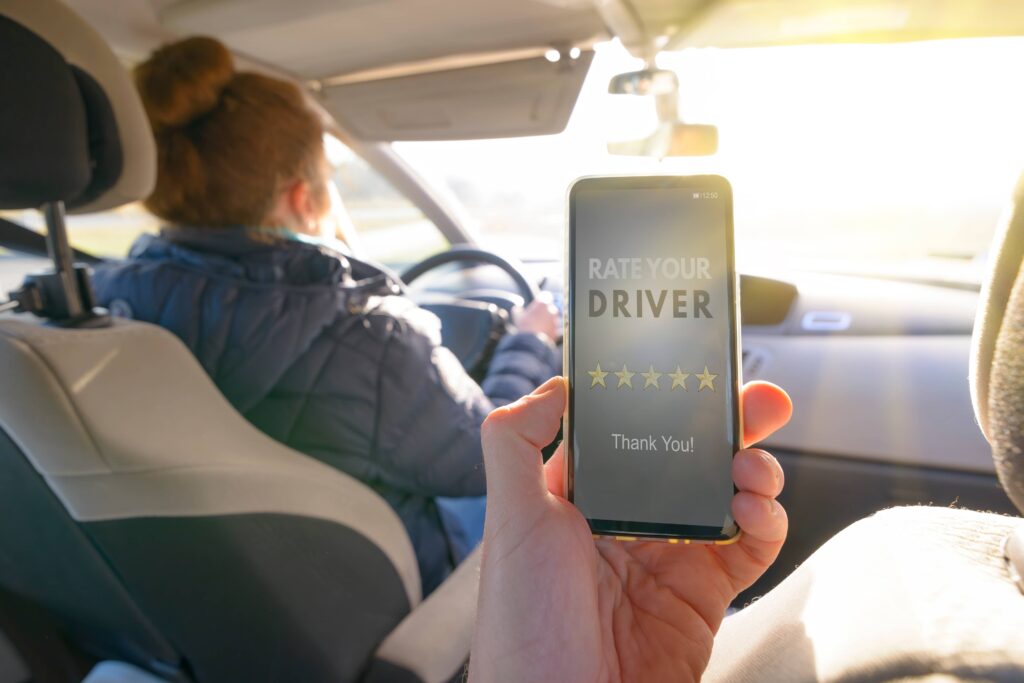 rideshare driver rating