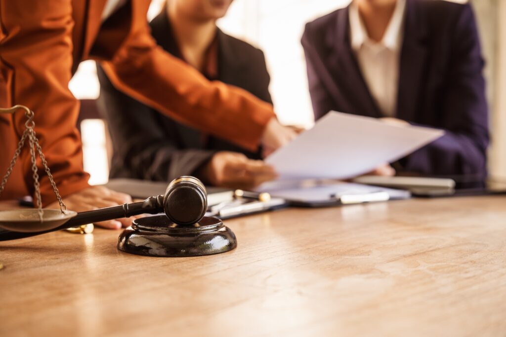 lawyers providing legal advice