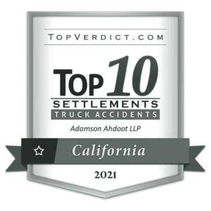 TopVerdict Top 10 Truck Accident Settlements Californi