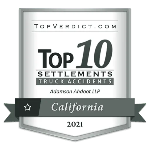 TopVerdict Top 10 Truck Accident Settlements California