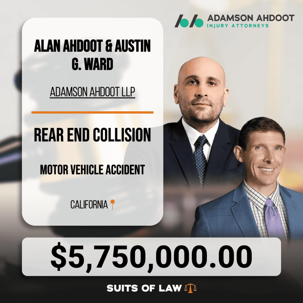 $5.75M Negotiated Settlement for Rear-End Collision