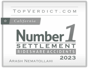 Number 1 Settlement for Rideshare Accidents in California