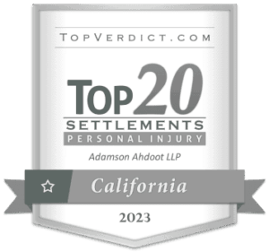 Top 20 Personal Injury Accident Settlements in California