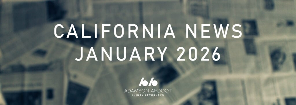 California personal injury news in January 2026.