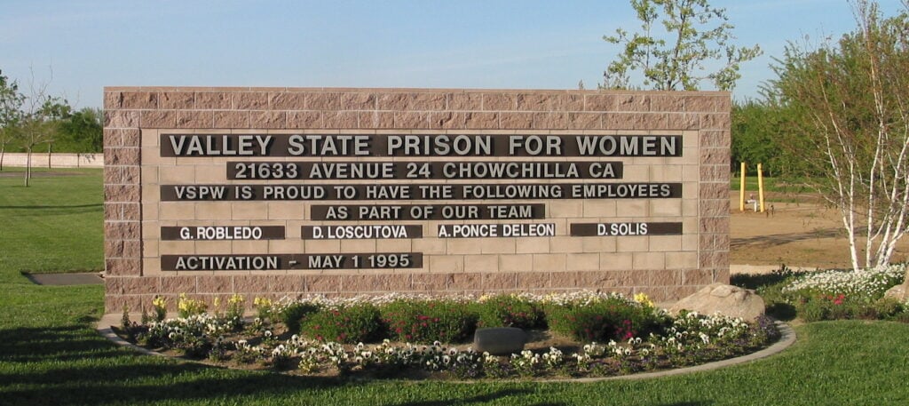 Valley State Prison for Women (VSPW) as seen from the outside.